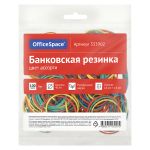 Банковская резинка 100 г цветная диаметр 40 мм OfficeSpace