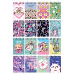 Блокнот А7 40л. на гребне BG "МИКС для девочек" Б7гр40 12757