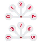 Веер-касса цифр от 0 до 9, СТАММ ВК10