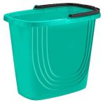 Ведро 10 л Disco прямоугольное аквамарин/10