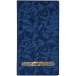 Визитница настольная OfficeSpace на 96 визиток, 3 ряда, ПВХ, синий 260775