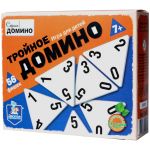 Игра настольная Десятое королевство "Тройное домино", картонная коробка 2982
