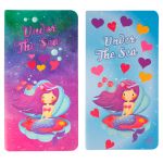 Записная книжка 95*180мм, 32л., "Русалки", сшивка, 80г/м2, тонированный блок, ассорти