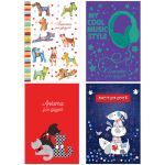 Записная книжка А5 128л. 7БЦ "Анкета для друзей", ассорти, тиснение фольгой