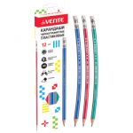 Карандаш простой с ластиком HB deVENTE пластиковый