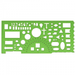 Линейка 20 см Офицерская гибкая