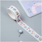 Клейкая лента декоративная MESHU "Cute toys", 1,5см*3м MS_36881