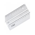 Линейка 30 см, прозрачная СТАММ (Россия)