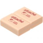 Ластик каучуковый 31x21x12 мм бежевый Attache (уп. 2 шт)