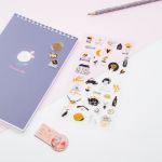 Наклейки гелевые MESHU "Black&White", 10*22см