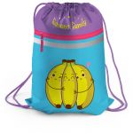 Мешок для обуви 1 отделение Berlingo "Bananas", 460*360мм, светоотражающая лента, карман на молнии M