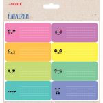 Набор наклеек для тетрадий 40x96 мм, 8 шт "deVENTE. School"