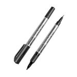 Маркер для CD/DVD FOROFIS, двусторонний, 0,5-1.0мм, ЧЕРНЫЙ