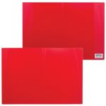 Обложка для классного журнала, ПВХ, непрозрачная, красная, 300 мкм, 310х440 мм, ДПС
