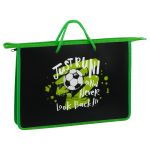 Папка с ручками А4 ArtSpace "Football", пластик, на молнии, 45мм ПТ-15О40009