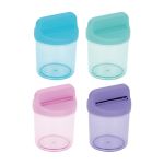 Скрепочница магнитная СТАММ, без скрепок, пастельные цвета, ассорти ПС-30878