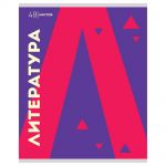 Тетрадь предметная Буквы Литература 48л
