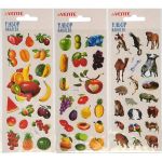 Набор наклеек для творчеcтва 7х17 см объмные многоразовые "Set 2" deVente