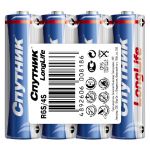 Элемент питания LongLife R06/4S, Спутник АА (LR6) 1шт (пальчиковые)