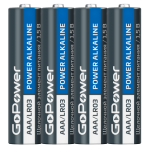 Элемент питания GoPower AAA / LR03 Super POWER Alkaline щелочной, BOX20 Shrink 4