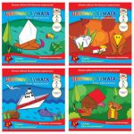 Цветная бумага для оригами 200*200,8л*8цв АППЛИКА