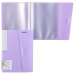 Папка с 20 вкладышами сиреневая deVENTE А5/40