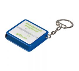 Брелок Molti "Square", с рулеткой 1м, синий 17,4