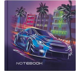 Блокнот 48 л 105х105 мм точка дизайнерский блок твердый переплет "Notebook. Крутая тачка"/40
