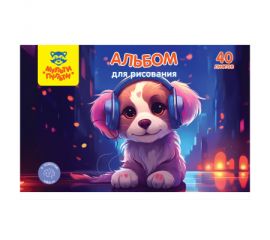 Альбом для рисования 40 л А4 Мульти-Пульти "Мой трек" спираль/4/20