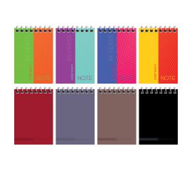 Блокнот А7 40л. на гребне BG "Моноколор. Classic" Б7гр40 12760