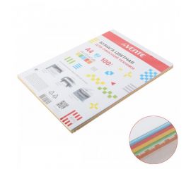 Бумага А4 deVente, 80 г/м2, 100 листов, ассорти интенсив