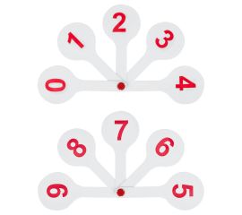 Веер-касса цифр от 0 до 9, СТАММ ВК10