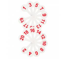Веер-касса цифр от 1 до 20, СТАММ ВК05