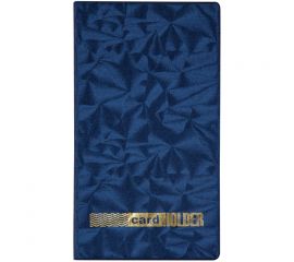 Визитница настольная OfficeSpace на 96 визиток, 3 ряда, ПВХ, синий 260775