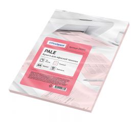 Бумага цветная OfficeSpace pale А4, 80г/м2, 50л. (розовый) 245191
