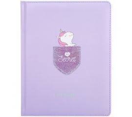 Дневник 1-11 кл. 48л. (твердый) Greenwich Line "Unicorn secret", иск.кожа, тон. блок, аппликация, ти
