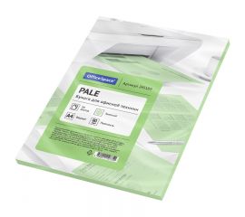 Бумага цветная OfficeSpace pale А4, 80г/м2, 50л. (зеленый)