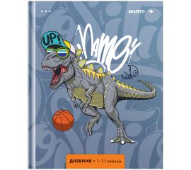 Дневник 1-11 кл. 40л. ЛАЙТ ArtSpace "Рисунки. Graffiti", матовая ламинация, выб. лак Ду40лт_46259