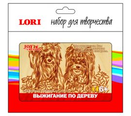Выжигание по дереву в рамке,в ассортименте LORI