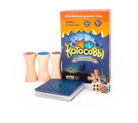 Игра настольная развивающая "Котосовы" 30 карт, 3 тотема, БАНДА УМНИКОВ, УМ077