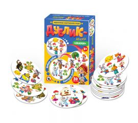 Игра настольная Русский стиль "Дублик-мини. Сказки", 30 карточек, картонная коробка 2481