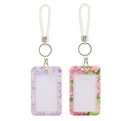 Идентификатор вертикальный 110х70 мм школьный ассорти 2 дизайна deVENTE "Flowers"/36