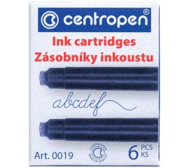 Картриджи чернильные Centropen синие, 1шт(1 баллончик)
