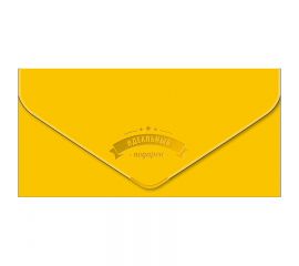 Конверт для денег Арт и Дизайн "Идеальный подарок", 83*167мм, вырубка, фольга, софт-тач