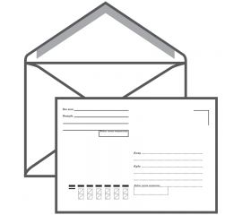 Конверт C6, Ряжская печатная фабрика, 114*162мм, с подсказом, б/окна, кл. край 4607122770499