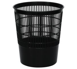 Корзина для бумаг СТАММ, 18л, сетчатая, черная