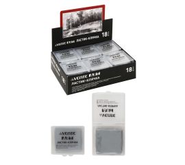 Ластик, клячка, прямоугольный, 40*40*10 мм, каучук, пластиковый футляр, Art, deVENTE