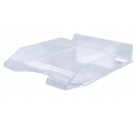Лоток для бумаг горизонтальный OfficeProduct, прозрачный