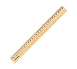 Линейка 25см OfficeSpace, дерево WR_44573