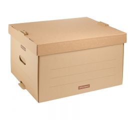 Короб архивный OfficeSpace "Универсальный" 26,5*34*44см, надстраиваемый, с крышкой, картон